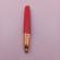 Epilator dama portabil pentru sprancene sau nas, cablu usb, perie, 13 cm, rosu