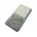 Cantar digital de buzunar ideallstore®, true weight, afisaj lcd, protectie plastic, 12 cm, 500g maxim, argintiu