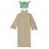 Costum pentru copii ideallstore®, baby yoda, bej, 3-5 ani, masca inclusa