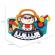 Pianina bebe maimutica dj cu lumini sunete si microfon
