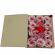 Aranjament floral 13 trandafiri cutie in forma de carte, flori de sapun, rosu, roz, alb, 11x9x6 cm