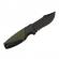 Cutit de drumetie ideallstore®, adventure touring, otel inoxidabil, 16.5 cm, negru, teaca inclusa