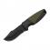 Cutit de drumetie ideallstore®, adventure touring, otel inoxidabil, 16.5 cm, negru, teaca inclusa