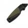 Cutit de drumetie ideallstore®, adventure touring, otel inoxidabil, 16.5 cm, negru, teaca inclusa