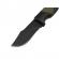 Cutit de drumetie ideallstore®, adventure touring, otel inoxidabil, 16.5 cm, negru, teaca inclusa