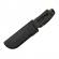 Cutit de vanatoare ideallstore®, adventure touring, otel inoxidabil, 16.5 cm, negru, teaca inclusa