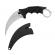 Cutit de vanatoare ideallstore®, claw assault, 19 cm, argintiu, teaca inclusa