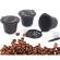 Set 5 capsule reutilizabile pentru cafea, gonga® maro