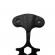 Cutit tactic de vanatoare ideallstore®, broken trust, 8 cm, negru, teaca cu lant inclusa