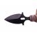 Cutit tactic de vanatoare ideallstore®, shaman goddess, 8.5 cm, negru, teaca cu prindere curea