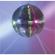Glob disco cu aplicatii oglinda multicolor diametru 30 cm