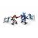 Set constructie 2 roboti boxeri hidraulici 327 piese