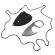 Cutit tactic de vanatoare ideallstore®, broken spirit, 8 cm, argintiu, teaca cu lant inclusa