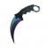 Set box autoaparare si cutit karambit, 18.5 cm ideallstore® , otel inoxidabil