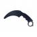 Set box autoaparare si cutit karambit night, 19 cm ideallstore® , negru
