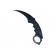 Set box autoaparare si cutit karambit night, 19 cm ideallstore® , negru