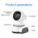 Camera de supraveghere wifi, cu senzor de miscare, 720px, gonga® alb