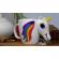 Cana termosensibila 3d, model unicorn, 300 ml, gonga® alb