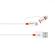 Cablu usb skross essentials line 2 in 1 cu conector micro usb - lightning alb 1m