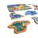 Set magnetic dinozauri cu plansa magnetica inclusa, 22 piese roter kafer rk2090-03