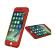 Husa apple iphone 7 plus ipaky full cover 360 rosu + folie cadou