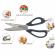 Foarfeca de bucatarie multifunctionala profesionala, dalimag, otel inoxidabil, d04