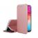 Husa de protectie flippy compatibila cu apple iphone 12 mini magnet book case roz-auriu