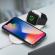 Incarcator universal wireless, 2 in 1, iphone, alb,gonga® alb