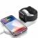 Incarcator universal wireless, 2 in 1, iphone, alb,gonga® alb
