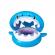 Colac de inot gonflabil pentru copii, albastru, model rechin, 90 cm, flippy
