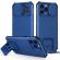 Husa defender cu stand pentru iphone 13 pro, albastru, suport reglabil, antisoc, protectie glisanta pentru camera, flippy