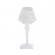 Lampa de birou pe led rgb 16, flippy, dimmer tactil, 3 nivele de intensitate, incarcare usb, 3w, cristal acrilic, cu telecomanda, forma pahar, transparent