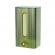 Cutie suport servetele eleganta flippy, cu montare pe perete sau dulap, material plastic dur, 21.3 x 8.7 x 12 cm, verde