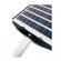 Lampa solara stradala flippy, cu telecomanda, senzor de miscare si lumina, suport prindere, 720 led-uri, ip65, abs, 15ah, 500w, temperatura culoare 6500k, 44.5x34.7x6.6 cm, autonomie 10-12 ore, negru
