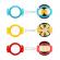 Set feliator 3 in 1 multifunctional flippy, feliatoare pentru oua/fructe, pp/otel inoxidabil, multicolor, 9 x 10.5 x 5.5 cm
