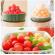 Ustensila bucatarie 4 in 1 pentru taiat si decorat fructe flippy, material inox si plastic, compact, 28x6.2 cm, multicolor