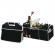 Organizator auto pliabil pentru portbagaj, 3 compartimente, gonga® negru