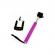 Selfie stick extensibil cu telecomanda bluetooth,gonga® roz