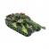 Set de doua tancuri de lupta 9993 cu telecomanda, gonga® verde/galben