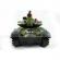 Tanc militar de lupta 9993 cu telecomanda, gonga® verde