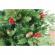 Brad artificial de craciun bogat, decorat cu conuri pin rosii, inaltime 240 cm, 1652 ramuri, flippy, verde, suport metalic inclus