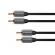 Cablu 2x rca - 2x rca 1.8m audio profesional kruger&matz