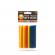 Set baton plastic termoadeziv silicon 7mm x 10cm colorat 20buc handy