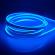 Banda led neon albastru 2835 24v 120led/m 6mm ip65 8w/m 5m ipixel led n006120bc1lz (blue)