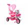 Tricicleta pentru copii elefant, roz