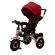Tricicleta pentru copii lux trike cu scaun pivotant la 360 grade, rosu