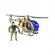Elicopter militar 27cm cu sunete, lumini si soldat inclus toi-toys tt15611a