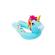 Colac gonflabil pentru copii Unicorn albastru, 56 cm, 071007