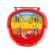 Radio cd pentru copii gogen decko b, 2 x 0,8 w, bluetooth, karaoke, microfon,