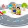 Circuit auto din lemn - orasul (36 piese)